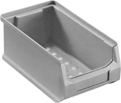 Produktbild von Graue Sichtlagerbox 2.0 | HxBxT 7,5x10x17,5cm | 0,8 Liter | Sichtlagerbehälter, Sichtlagerkasten, Sichtlagerkastensortiment, Sortierbehälter