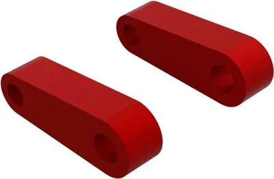 Zdjęcie produktu dla Arrma Część zamienna Aluminiowe mocowania zawieszenia (czerwone) (2) / ARA330594