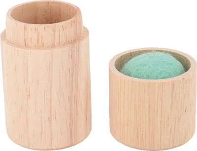 Produktbild von Holz-Nähnadeletui zur Aufbewahrung, multifunktional, tragbar, Handarbeitshalter, Mintgrün