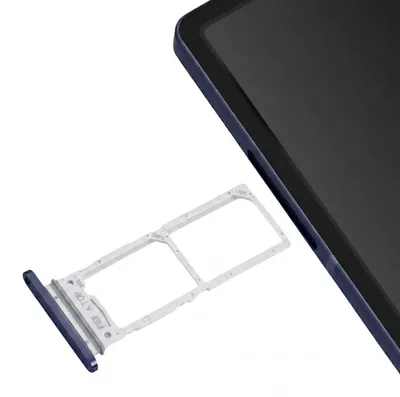 Image de Samsung, support pour carte SIM pour Galaxy Z Fold 6, double emplacement Nano-SIM, Service Pack, bleu nuit