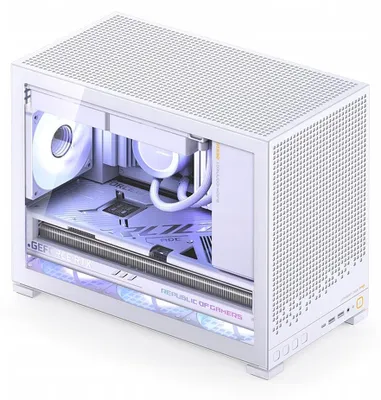 Zdjęcie produktu dla Jonsbo D32 PRO MESH, Midi Tower, PC, Biały, Mini-ITX, micro ATX, Stal, 17 cm