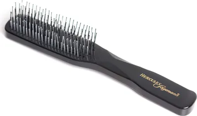 Immagine prodotto di Hercules Sägemann 8300 Spazzola magica Deluxe per districare i capelli di uomini e donne Nero