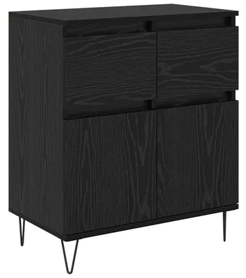 Produktbild von Schrank im Design von schwarzem Eichenholz mit Schublade