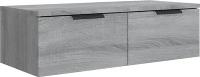 Obrázek produktu pro vidaXL Nástěnná skříňka Grey Sonoma 68x30x20 cm Dřevěný materiál