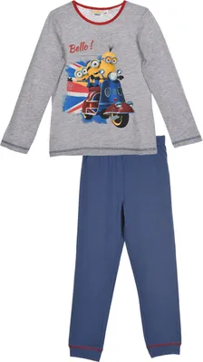 Produktbild von Minions Schlafanzug Pyjama Langarm Schlafanzug-Set Kinder Jungen, Größe:98