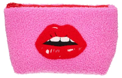 Produktbild von Gift Company Voyage Teddy Tasche M Lippen pink 25cm