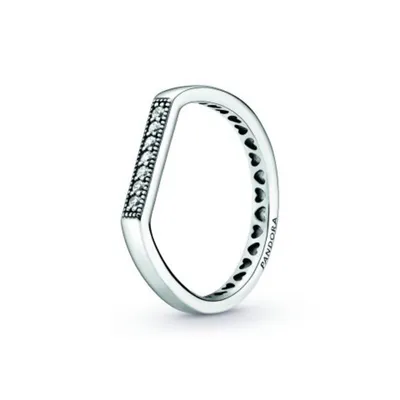 Produktbild von Stacking Ring für Damen von PANDORA aus Sterlingsilber mit Zirkonia