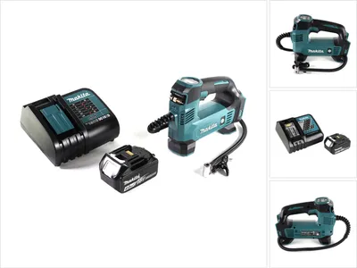 Zdjęcie produktu dla Kompresor akumulatorowy Makita DMP 180 RM1 18 V 8,3 bar + 1x akumulator 4,0 Ah + ładowarka