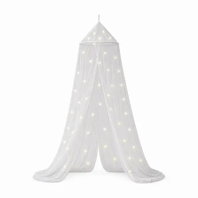 Produktbild von Deryan Luxe Glow In The Dark Betthimmel - Moskitonetz - Inklusive Aufhängeset und Reisetasche - Leuchtende Sterne