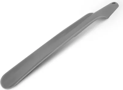 Produktbild von Stabiler Schuhlöffel ( Grau - Kunststoff - ) 47cm - Hochwertige Schuhanziehhilfe in vers. Größen - Rückenschonender Schuhanzieher