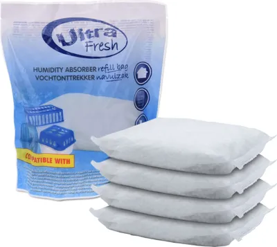 A bag of refill bags for a humidity absorber.