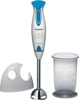 Produktbild von Siemens MQ5N250, Pürierstab, Pulsfunktion, 1,5 m, 400 W, Blau, Weiß