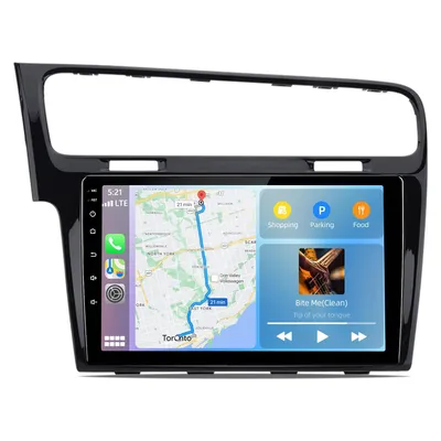 Produktbild von Hexinex 10 Zoll Linux System Autoradio Für VW Golf VII MK7 2012-2018 Carplay Android Auto Bluetooth WiFi RDS Lenkradsteuerung USB