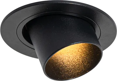 Zdjęcie produktu dla QAZQA – Nowoczesny Nowoczesny reflektor do zabudowy, czarny GU10 35 mm okrągły, obrotowy – Installa I Salon I Sypialnia – Aluminium Okrągły – Pasuje do LED GU10