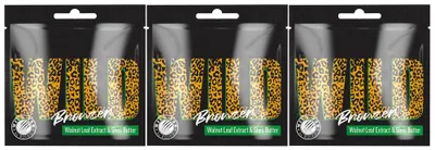 Immagine prodotto di Wild Tan Wild Bronzer Con Burro Di Karité 3 Pezzi Set Per L'Abbronzatura