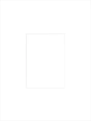 Produktbild von nielsen Passepartout Premium 2,5 mm, Außenformat 30x40 cm für Bilder 13x18 cm, hellweiß