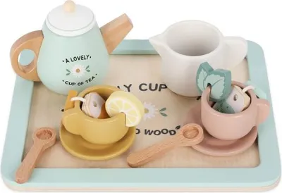 Obrázek produktu pro Dřevěný čajový set 36m+