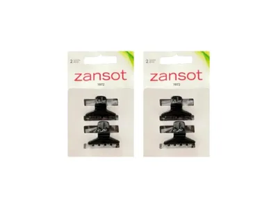 Produktbild von Haarspangen, 2,5 cm, glänzend schwarz, 2 Stück