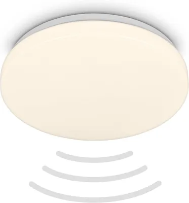 Immagine prodotto di Lampada da soffitto a LED con sensore di movimento IP54 Lampada da bagno a LED Lampada da bagno Bianco caldo