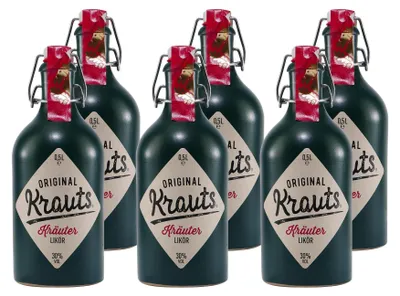 Produktbild von Mackenstedter Krauts Kräuter-Likör (6 x 0,5L)