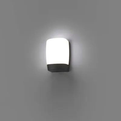 Produktbild von Faro 70829, Wandbeleuchtung für den Außenbereich, Dunkles Grau, Aluminium, IP54, I, 8 W