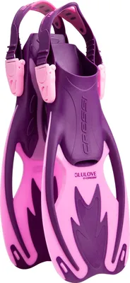Produktbild von Cressi Rocks Kid Schnorchelflossen für Kinder - Verstellbare Flossen - Schnelles Anlegen, Anpassbarer Fußbereich - Taucherflossen & Schwimmflossen Kinder - Rosa - S/M (26/32)