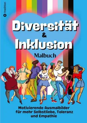 Produktbild von Malbuch Diversität & Inklusion - Ausmalbuch für Erwachsene und Jugendliche
