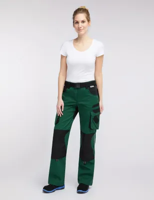 Produktbild von Pionier Bundhose Damen TOOLS PLUS, 285 g/m², grün/schwarz, Gr. 44
