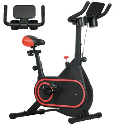 Obrázek produktu pro Cyklistický ergometr, nastavitelný odpor, kompaktní design, červený