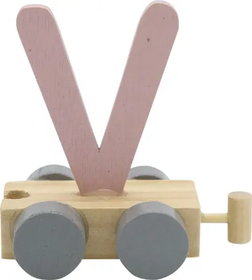 Produktbild von Charl's Toys Buchstabe Zug V Rosa | Buchstaben