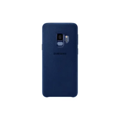 Image de Coque pour Samsung Galaxy S9 Alcantara Bleue Samsung