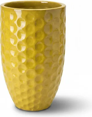 Zdjęcie produktu dla Doniczka ceramiczna Provencelia MEROVEE Żółty, Ø23 cm x H35 cm, mrozoodporna