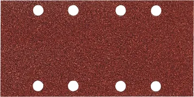 Immagine prodotto di Carta vetrata Makita, 93 x 185 mm, K80, 50 pezzi 93 x 185 mm - K80 - 50 pezzi - 8 fori