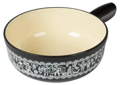 Obrázek produktu pro Kuhn Rikon 32322, fondue na sýr, litina, černá, 24 cm