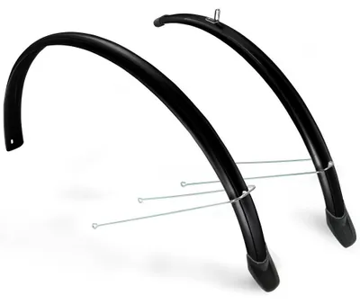 Produktbild von Eurofender kotflügelset 28 Zoll 58 mm Kunststoff schwarz