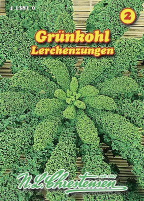 Produktbild von [STREICHUNG 2025] Grünkohl Lerchenzungen | Grünkohlsamen von N.L. Chrestensen