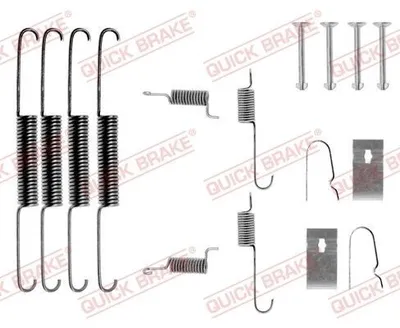 Produktbild von QUICK BRAKE Zubehörsatz Bremsbacken 105-0664 Hinten für MAZDA 626 III (GD)
