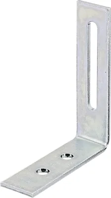 Produktbild von Alberts Verstellwinkel mit Langloch | galvanisch verzinkt, dickschichtpassiviert | 65 x 80 x 20 mm | 25er Set