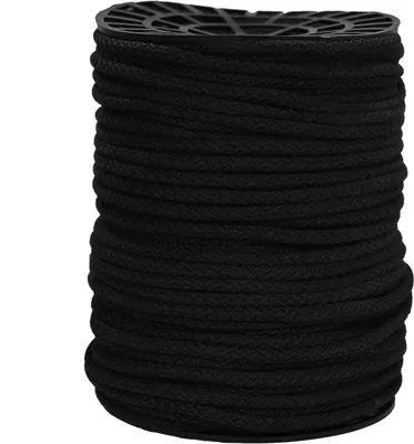 150m Polypropylen-Seil Ø 7mm auf Rolle Universalseil Kordel Schnur schwarz