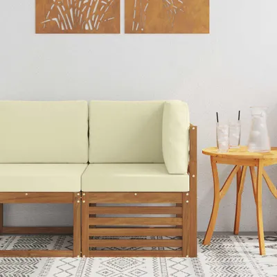 Produktbild von "Summerschlussverkauf "Outdoor Ecksofa/Gartenlounge 1 PC - CLORIS - für Terrasse/Balkon - Massivholz Akazie Natur - Gartensofas DEMöbel897518