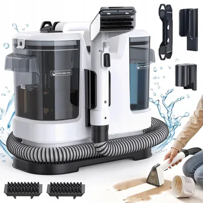 Obrázok produktu pre Vysávač s funkciou umývania 450 W s dvojitou nádržou a dvoma tryskami.