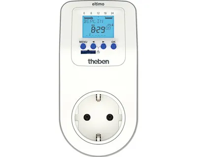 Produktbild von Theben Eltimo 020 Astro top3 - digitale Steckdosenschaltuhr, Wochenschaltuhr