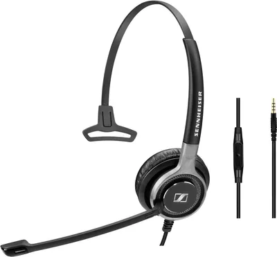 Obrázok produktu pre EPOS |  IMPACT SC 635, Kábel, Hovor / hudba, 50 - 18000 Hz, 59 g, Slúchadlá s mikrofónom, Čierna, Strieborná