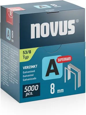 Image de novus 042-0762 novus Tackerklammern Feindraht superhart 53/8, 5.000 St.