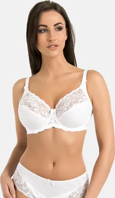 Produktbild von Teyli Ungepolsterter Soft Bügel-BH mit floraler Spitze Victoria Female 216 weiß 65J