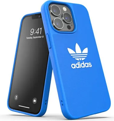 Image de Adidas iPhone 13/13 Pro Case Blue and White 15.5 cm Anti-scratch Model 47097