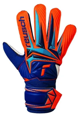 Produktbild von Reusch - "Attrakt Solid" Torhüter-Handschuhe für Kinder SX1394 (8) (Blau/Orange)