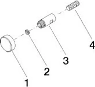 Produktbild von Dornbracht 90310913900-08 Zugstange für Umstellung Ersatzteile