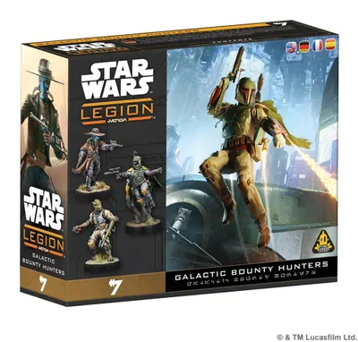 Imagen del producto de Star Wars: Legion – Cazadores de Recompensas Galácticos – Expansión para juego de miniaturas – EN/DE/FR/ES