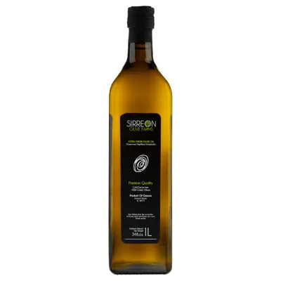 Produktbild von Sirreon Extra Natives Olivenöl  –  – Säuregehalt 0,4% – Extravergine Olivenöl – 1000 ml